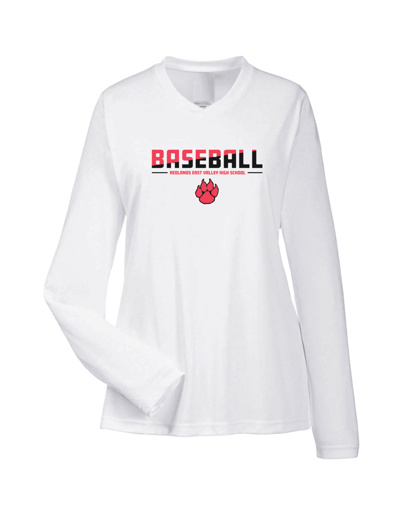 Redlands East Valley HS Baseball Cut - Womens Performance Long Sleeve