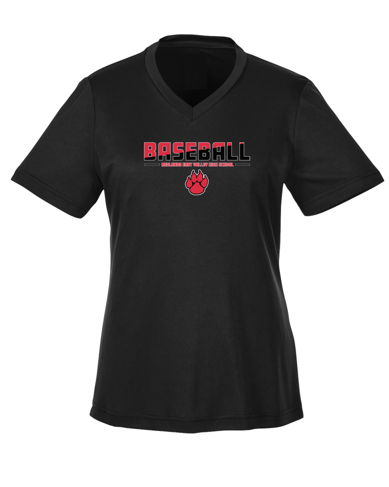 Redlands East Valley HS Baseball Cut - Womens Performance Shirt