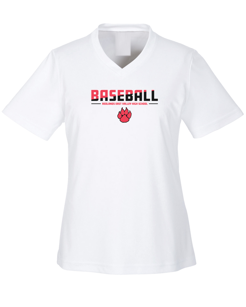 Redlands East Valley HS Baseball Cut - Womens Performance Shirt