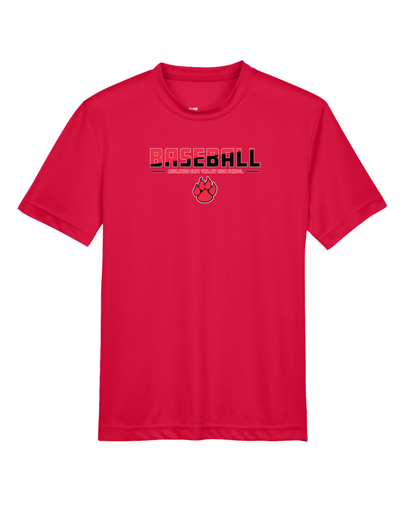 Redlands East Valley HS Baseball Cut - Youth Performance T-Shirt