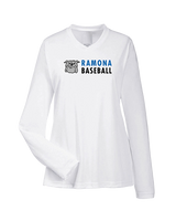 Ramona HS Baseball Basic - Womens Performance Longsleeve