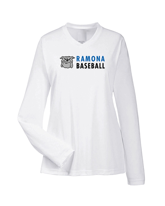 Ramona HS Baseball Basic - Womens Performance Longsleeve