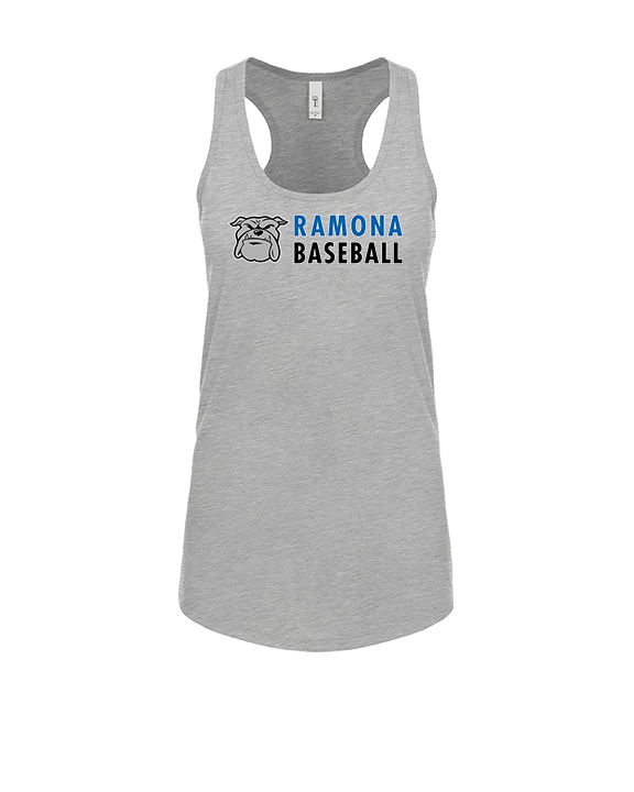 Ramona HS Baseball Basic - Womens Tank Top