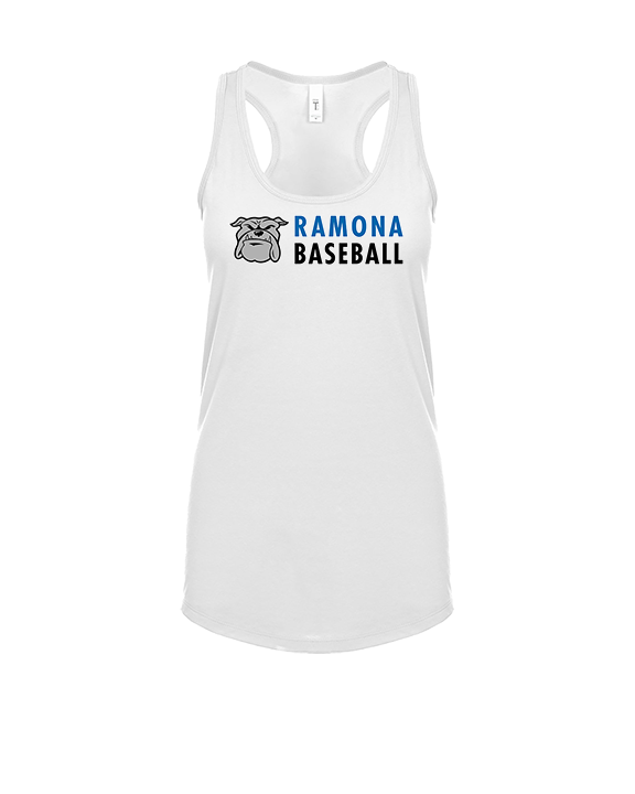 Ramona HS Baseball Basic - Womens Tank Top