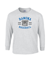 Ramona HS Baseball Curve - Cotton Longsleeve