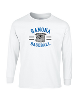 Ramona HS Baseball Curve - Cotton Longsleeve