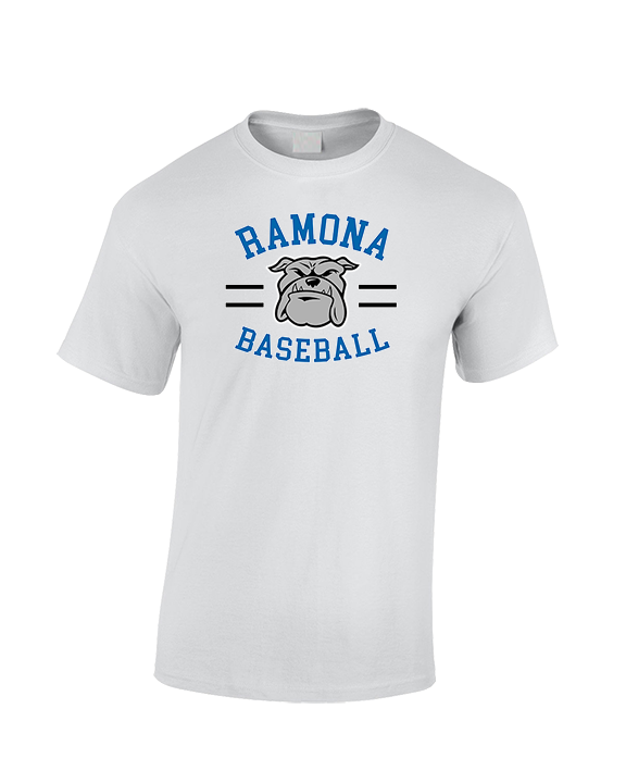 Ramona HS Baseball Curve - Cotton T-Shirt