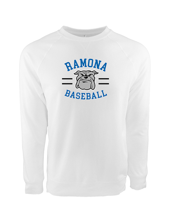 Ramona HS Baseball Curve - Crewneck Sweatshirt