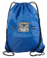 Ramona HS Baseball Curve - Drawstring Bag