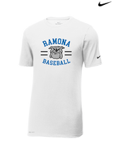 Ramona HS Baseball Curve - Mens Nike Cotton Poly Tee