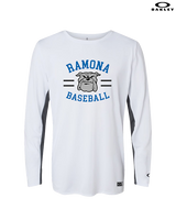 Ramona HS Baseball Curve - Mens Oakley Longsleeve