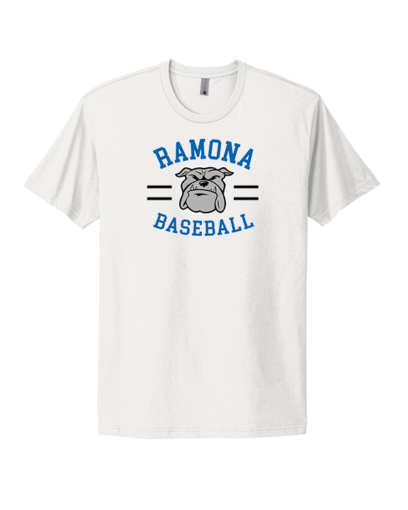 Ramona HS Baseball Curve - Mens Select Cotton T-Shirt