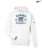 Ramona HS Baseball Curve - Nike Club Fleece Hoodie