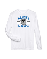 Ramona HS Baseball Curve - Performance Longsleeve