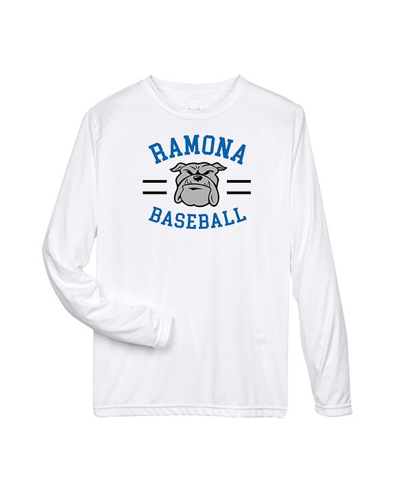 Ramona HS Baseball Curve - Performance Longsleeve