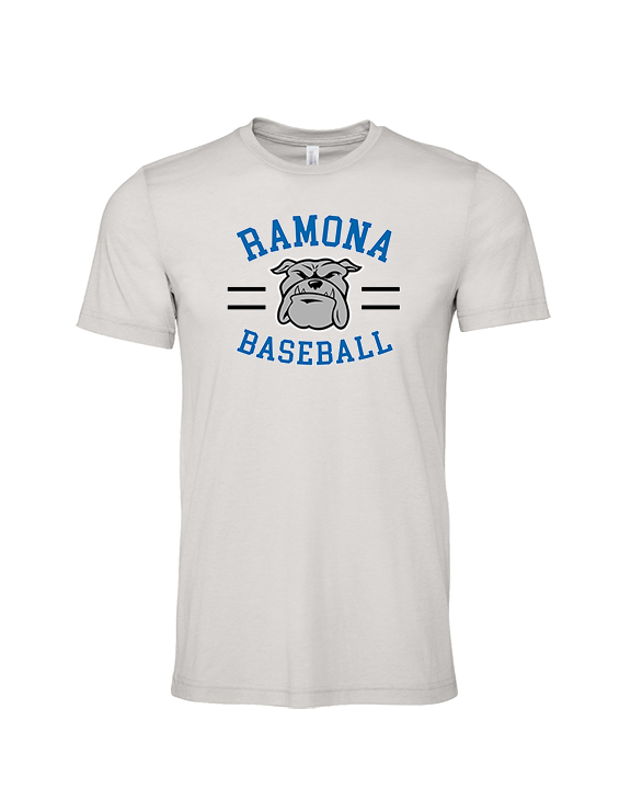 Ramona HS Baseball Curve - Tri-Blend Shirt