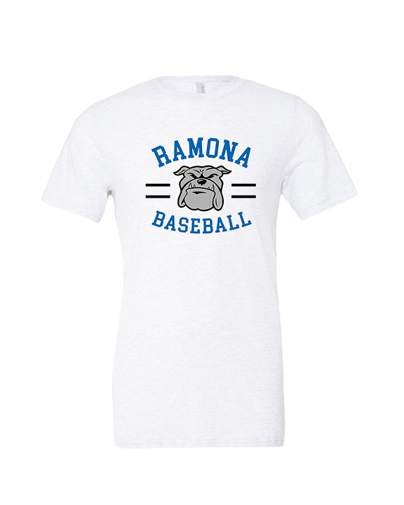 Ramona HS Baseball Curve - Tri-Blend Shirt