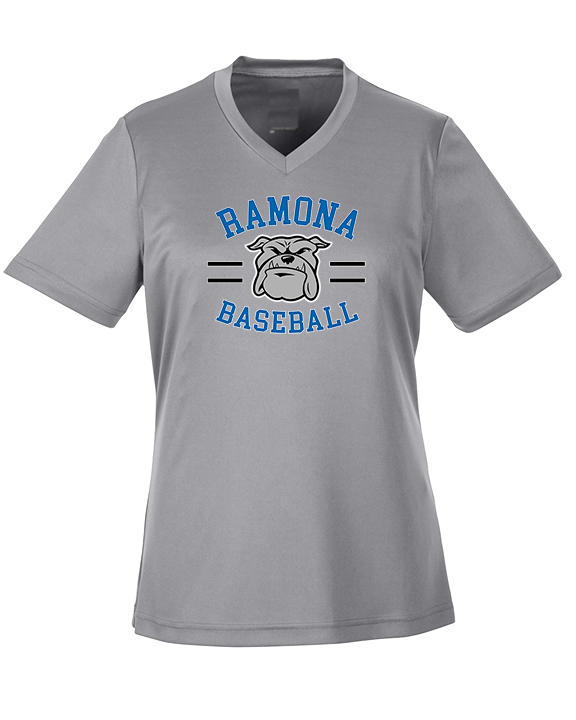 Ramona HS Baseball Curve - Womens Performance Shirt
