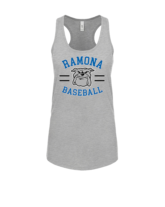 Ramona HS Baseball Curve - Womens Tank Top