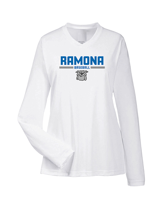 Ramona HS Baseball Keen - Womens Performance Longsleeve