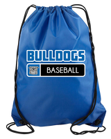 Ramona HS Baseball Pennant Bulldog Logo - Drawstring Bag