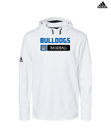 Ramona HS Baseball Pennant Bulldog Logo - Mens Adidas Hoodie