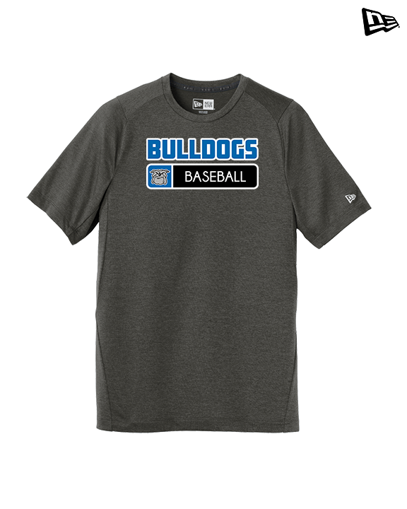 Ramona HS Baseball Pennant Bulldog Logo - New Era Performance Shirt