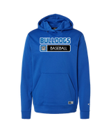 Ramona HS Baseball Pennant Bulldog Logo - Oakley Performance Hoodie