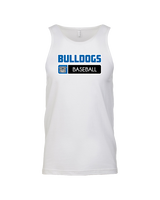Ramona HS Baseball Pennant Bulldog Logo - Tank Top