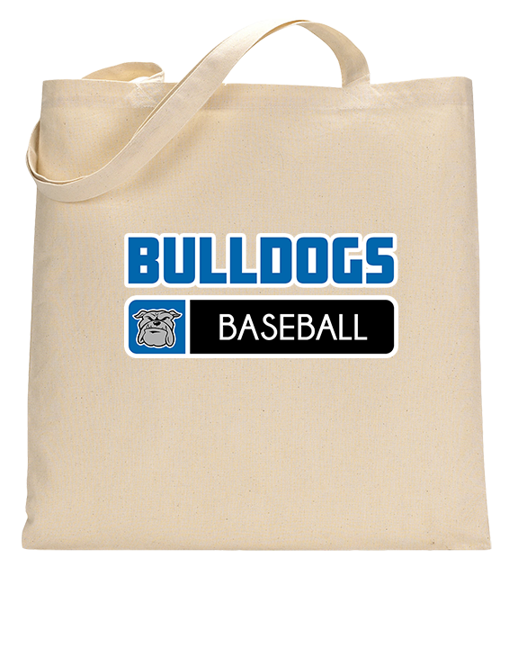 Ramona HS Baseball Pennant Bulldog Logo - Tote