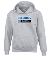 Ramona HS Baseball Pennant Bulldog Logo - Unisex Hoodie