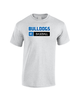Ramona HS Baseball Pennant R Logo - Cotton T-Shirt