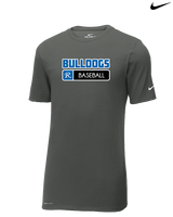 Ramona HS Baseball Pennant R Logo - Mens Nike Cotton Poly Tee