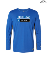 Ramona HS Baseball Pennant R Logo - Mens Oakley Longsleeve