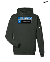 Ramona HS Baseball Pennant R Logo - Nike Club Fleece Hoodie