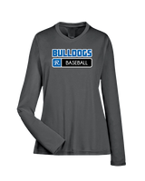 Ramona HS Baseball Pennant R Logo - Womens Performance Longsleeve