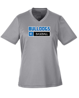 Ramona HS Baseball Pennant R Logo - Womens Performance Shirt