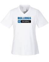 Ramona HS Baseball Pennant R Logo - Womens Performance Shirt