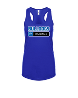 Ramona HS Baseball Pennant R Logo - Womens Tank Top