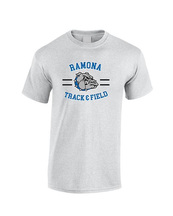 Ramona HS Track & Field Curve - Cotton T-Shirt