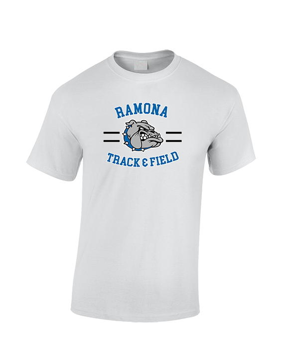 Ramona HS Track & Field Curve - Cotton T-Shirt