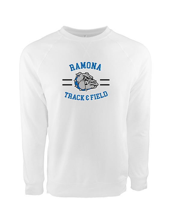 Ramona HS Track & Field Curve - Crewneck Sweatshirt