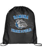 Ramona HS Track & Field Curve - Drawstring Bag