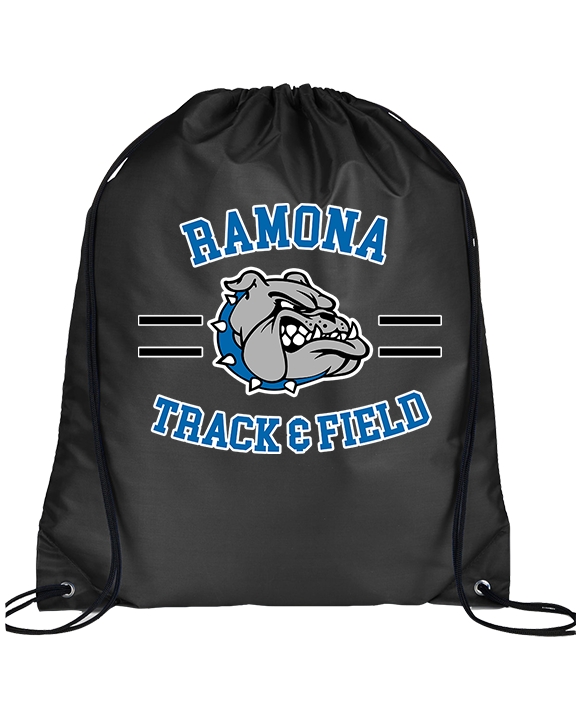 Ramona HS Track & Field Curve - Drawstring Bag