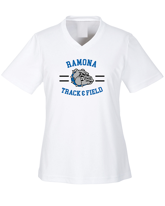 Ramona HS Track & Field Curve - Womens Performance Shirt
