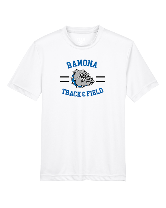 Ramona HS Track & Field Curve - Youth Performance Shirt