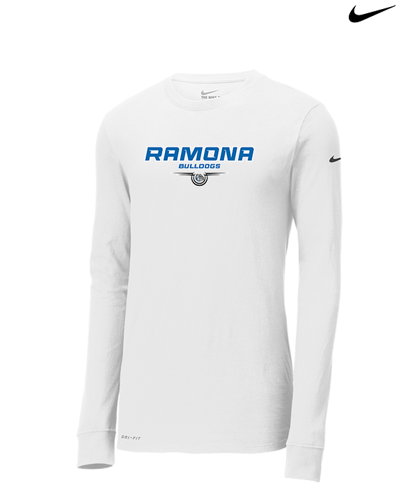 Ramona HS Track & Field Design - Mens Nike Longsleeve