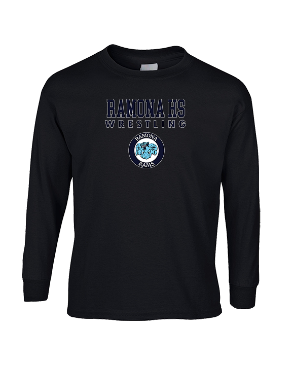Ramona HS Wrestling Block - Cotton Longsleeve
