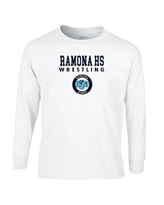 Ramona HS Wrestling Block - Cotton Longsleeve
