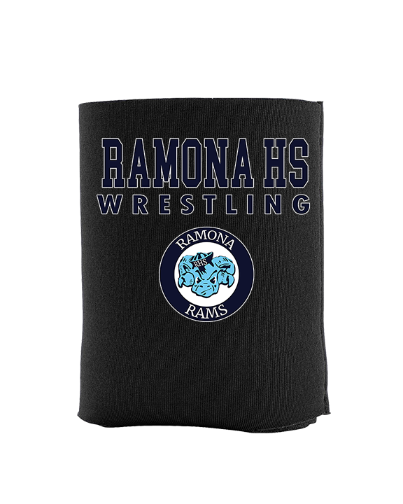 Ramona HS Wrestling Block - Koozie